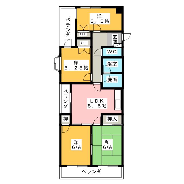 ロワールパークの間取り