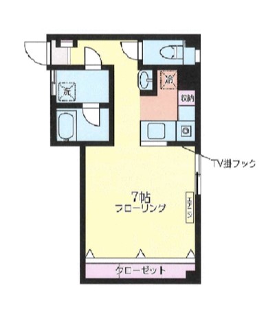 横浜市西区宮崎町のマンションの間取り