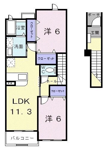 【プレスコット２２の間取り】