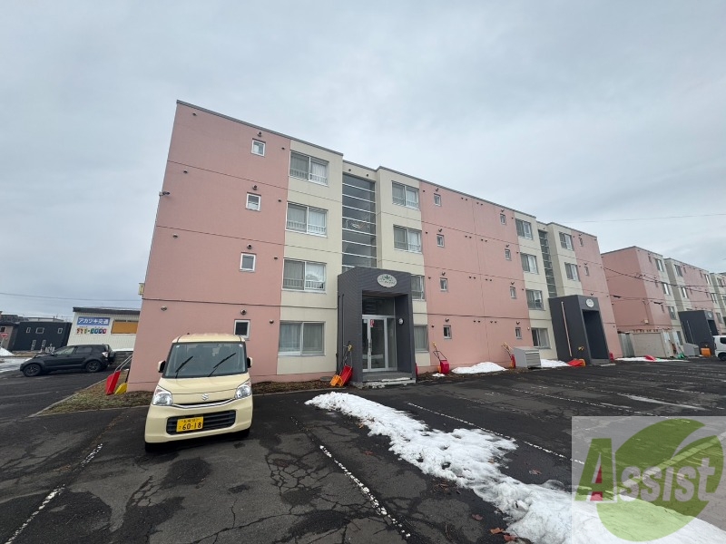 建物外観　札幌市北区百合が原「パークハイツＡ棟」