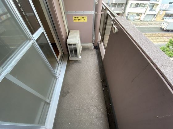バルコニー　※別部屋の写真です