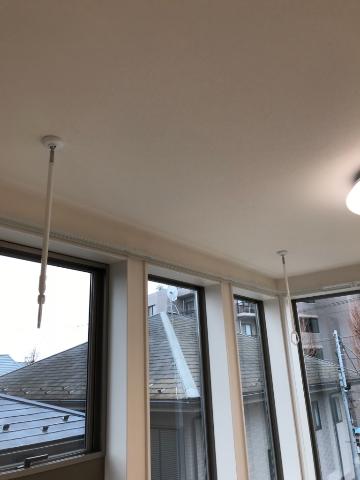 その他設備　室内物干し