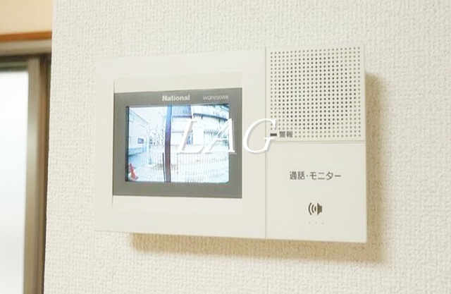 セキュリティ　モニター付インターホンです。