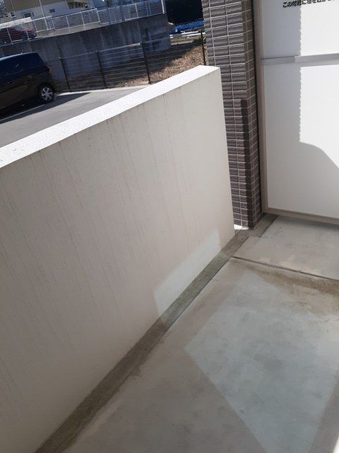 バルコニー　広々としたバルコニーです