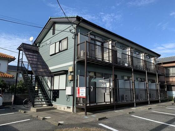 建物外観　駅近く！南向きで陽当たり良好です