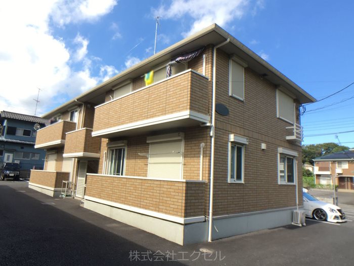 建物外観　ペットと一緒に暮らせます。