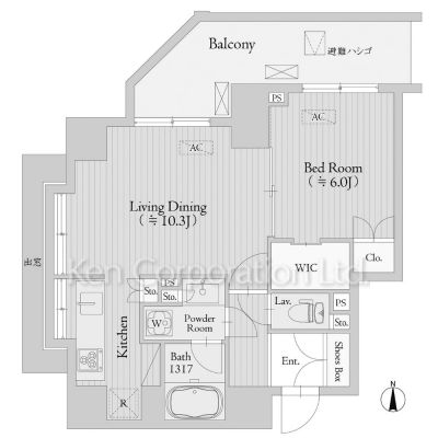 Keyaki Terrace 恵比寿南の間取り写真