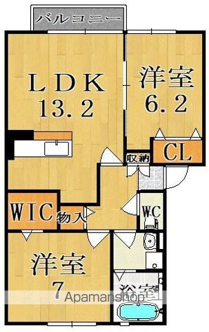 ヴィクトワールの間取り写真