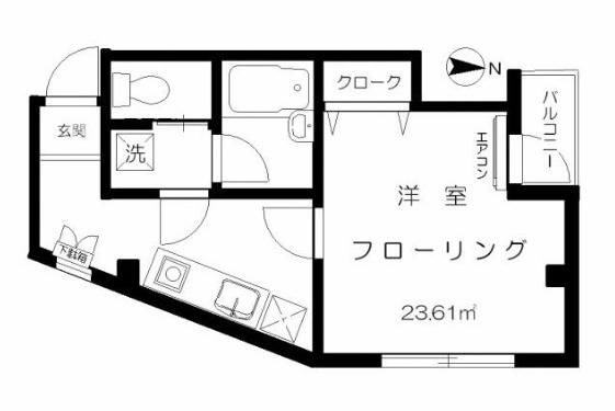 東京メトロ丸ノ内線 中野新橋駅 徒歩9分 4階建 築22年の間取り写真