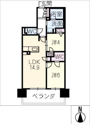 リコット岡崎駅南の間取り写真