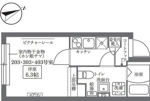 COCOCUBE北品川の間取り写真