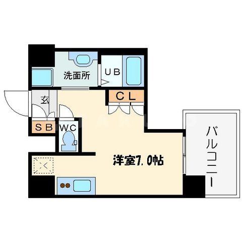 エイペックス南堀江の間取り写真