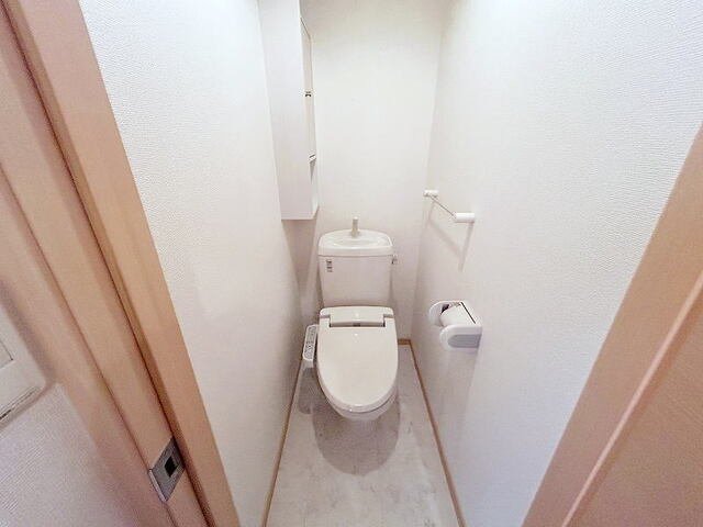 トイレ　ゆったりとした空間のトイレです