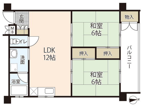 河村ビルの間取り