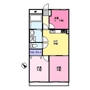 大田区田園調布本町のマンションの間取り