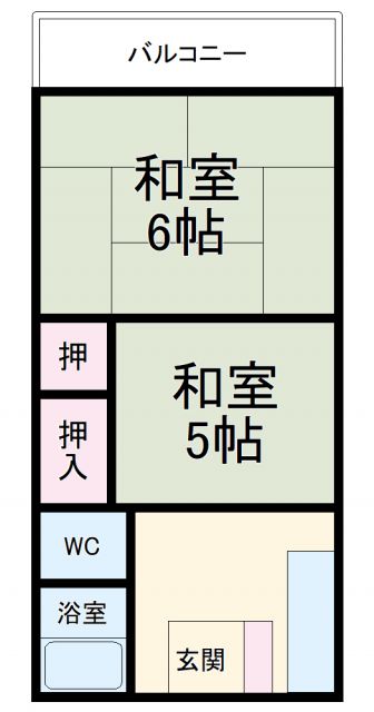 美津乃マンションの間取り