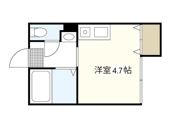 広島市西区横川町のマンションの間取り