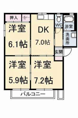 フィグタウン D棟の間取り