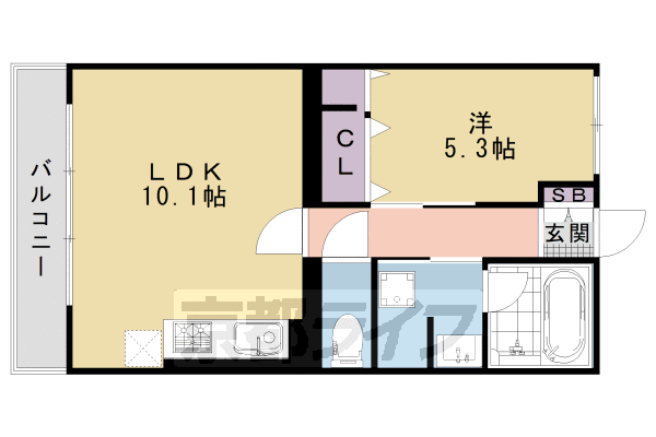 シュピア・メゾン油小路の間取り