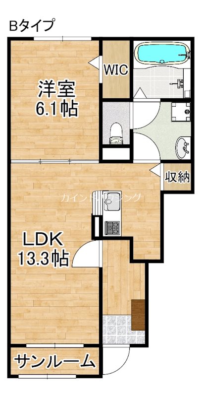 クルールAの間取り