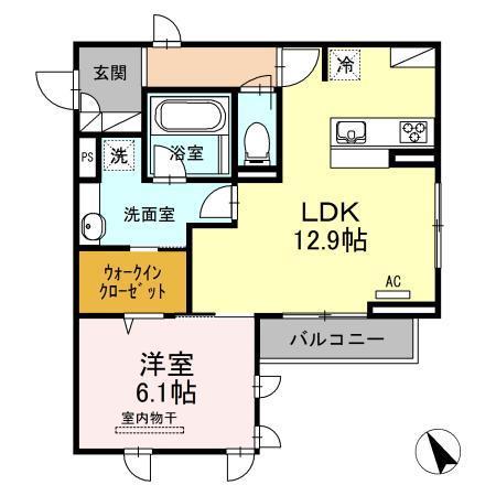 Ｄ－Ｒｅｓｉｄｅｎｃｅ御船町の間取り