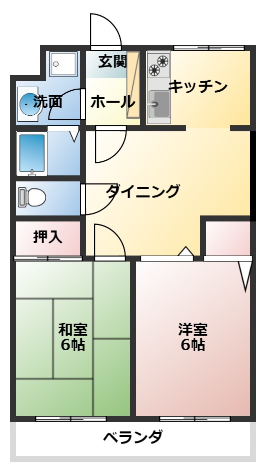 ＯＳＴクレスタの間取り