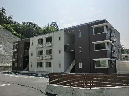 高知市神田のマンションの建物外観