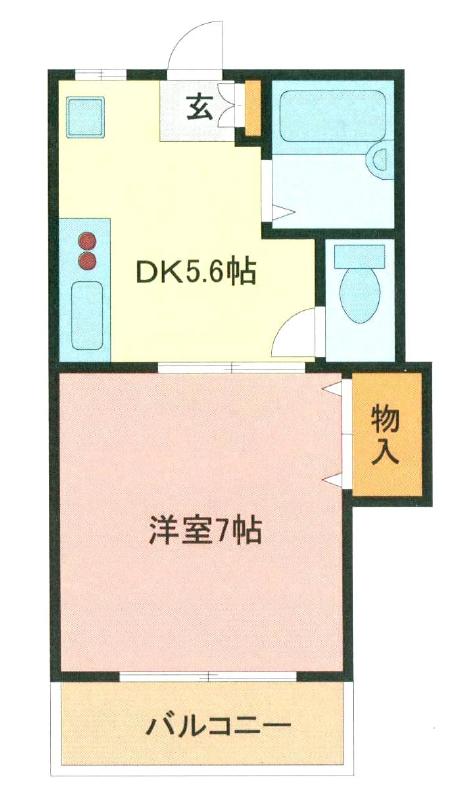 さいたま市浦和区本太のマンションの間取り