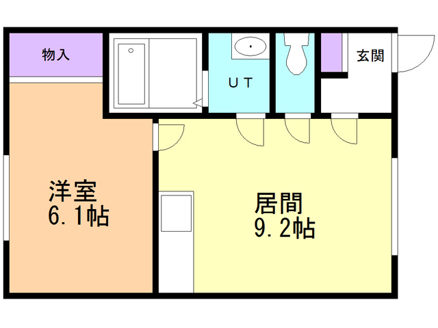 コーポ岡村の間取り