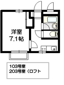 タウンハウスＭの間取り