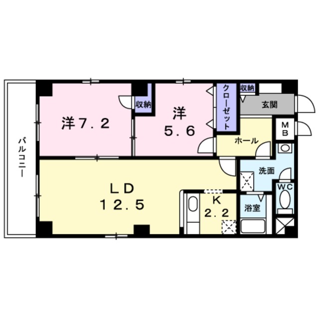 ブルック御池の間取り