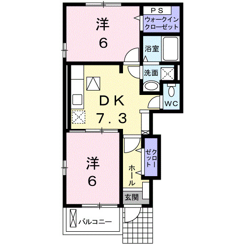 エアリーヒルズIの間取り