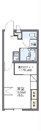 レオパレスルミエールの間取り