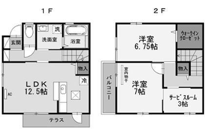 レアール久万ノ台の間取り