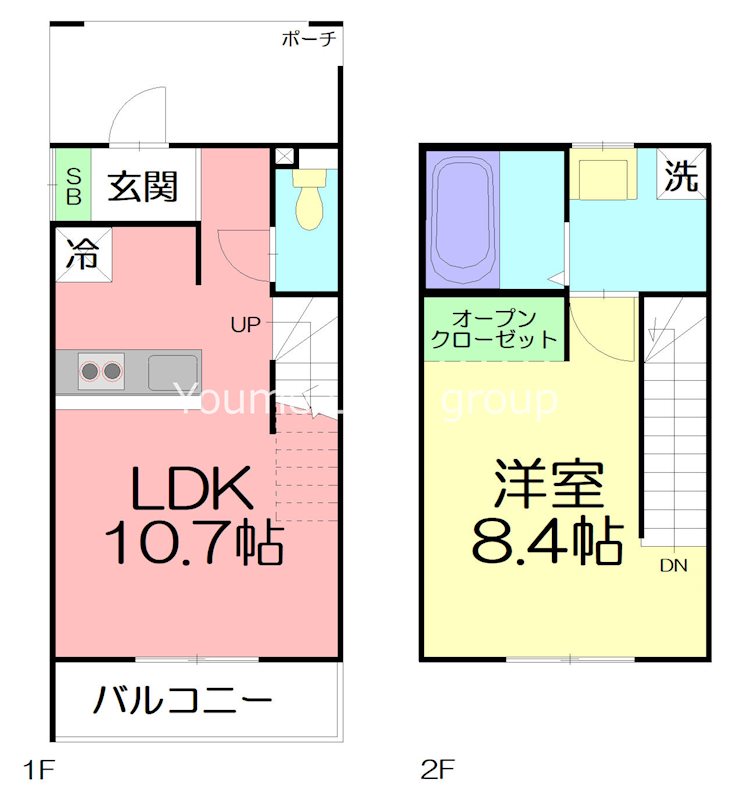 フォルストヴィラ鵠沼の間取り