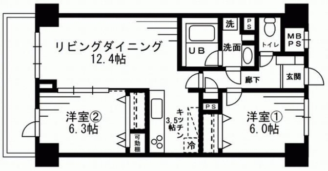 レジディア目白の間取り