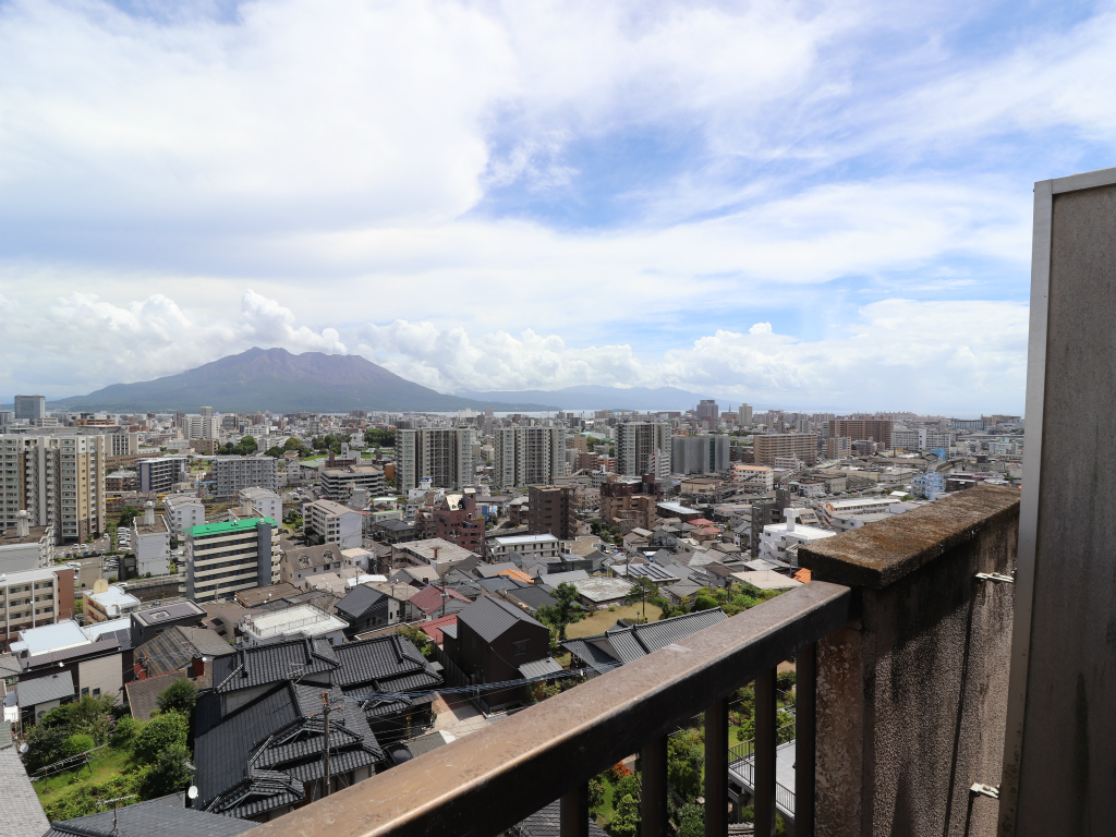 【サンリッツ唐湊　鹿児島市賃貸マンションの眺望】