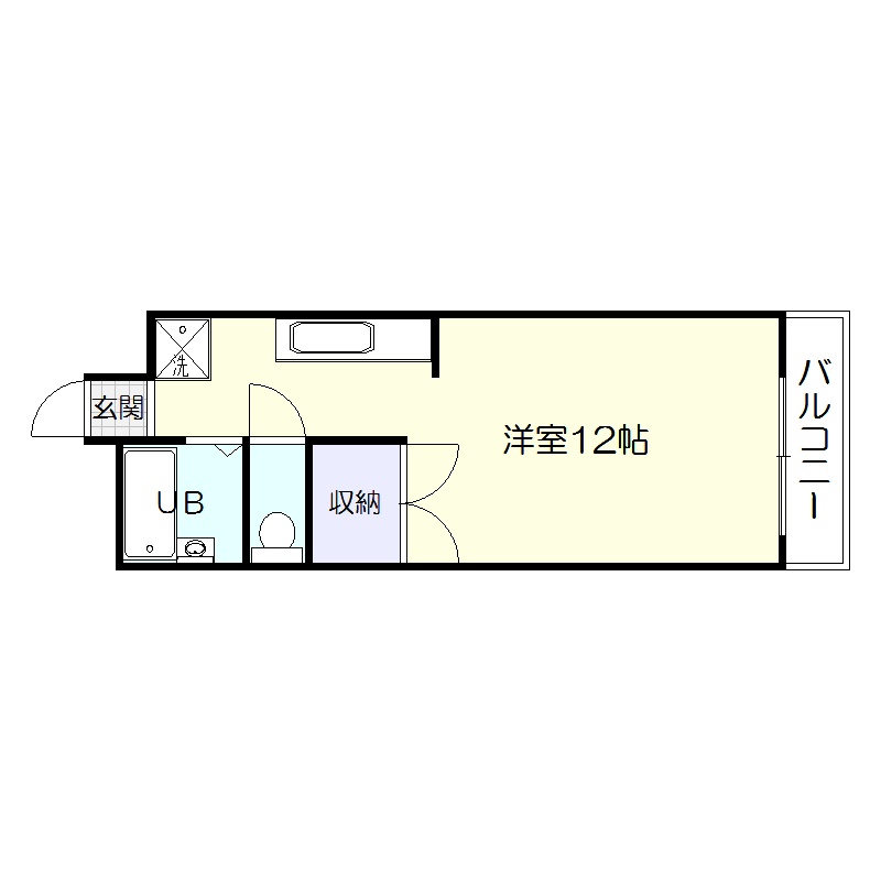 サンリッツ唐湊　鹿児島市賃貸マンションの間取り