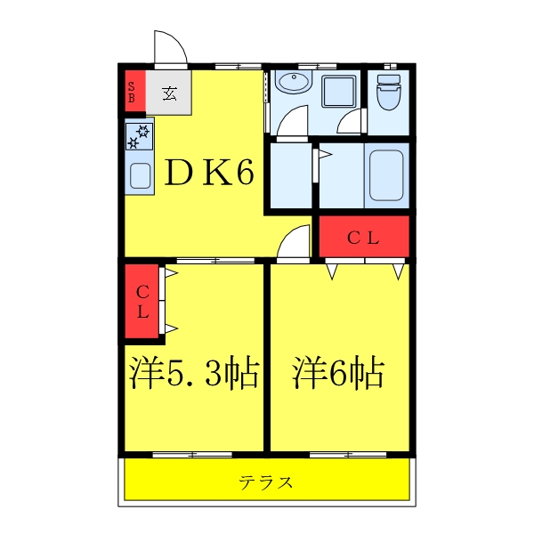 オオギセントラルプラザの間取り