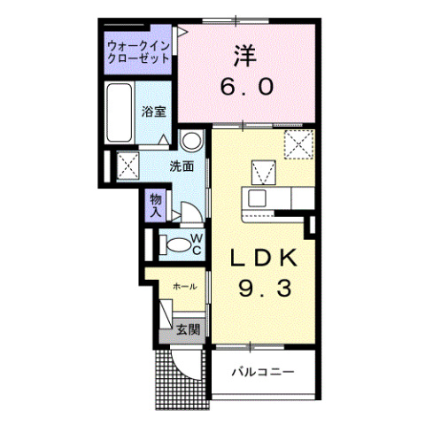 仮称）羽沢３丁目アパートの間取り