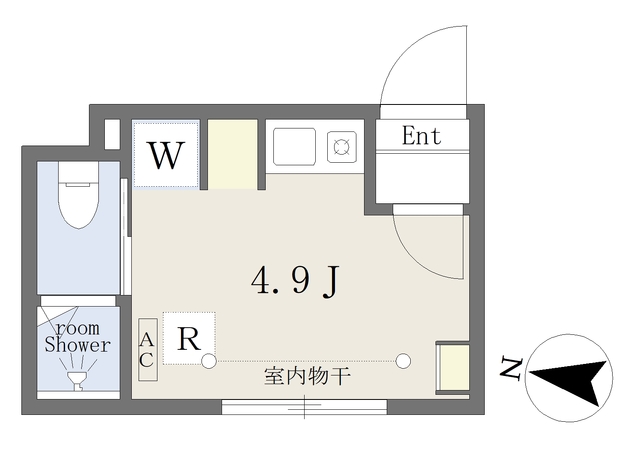 新宿区下落合のマンションの間取り