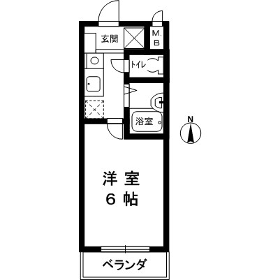 コンフォール雲井の間取り