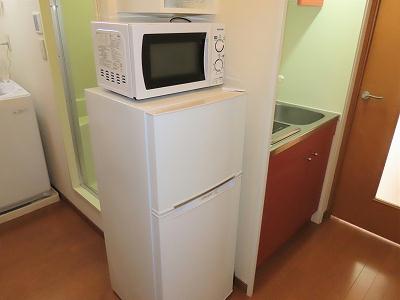 その他　電子レンジ、冷蔵庫完備