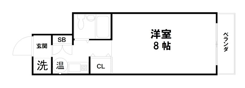 ＣＡＳＡ・ＤＥ大橋の間取り