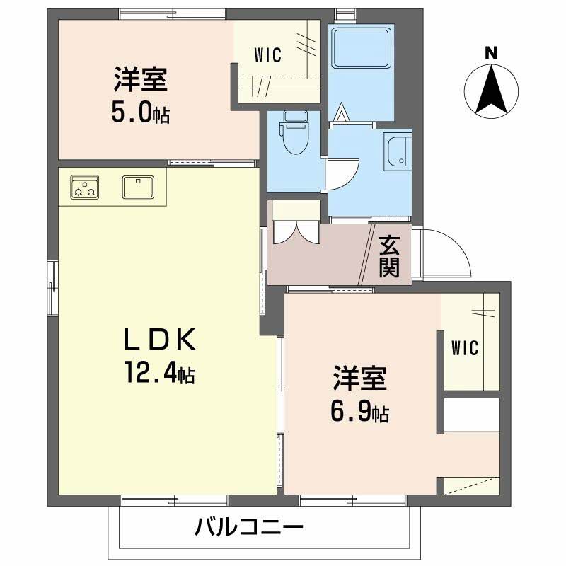 プロスペール　IIの間取り