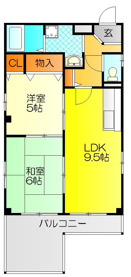 ステーツ横堤の間取り