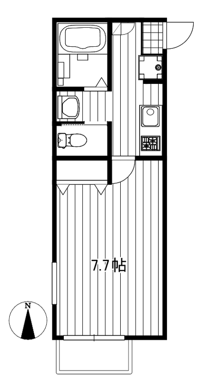 キャメル二和向台Ｂ棟の間取り