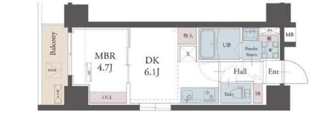 ラグゼナ町屋の間取り