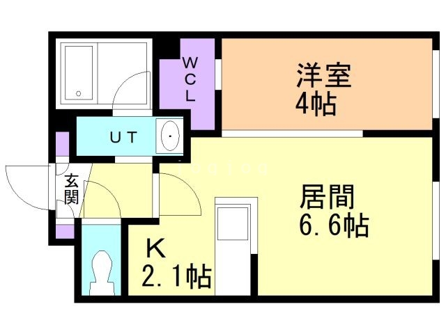 Ａｌｅｇｒｉａ南８条の間取り