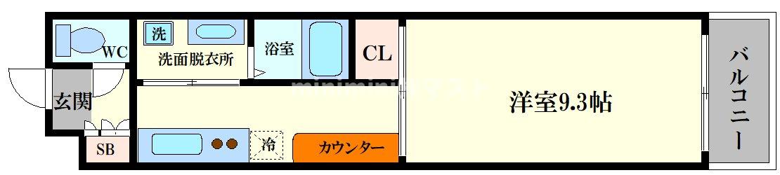 ホームビルダー岸里の間取り